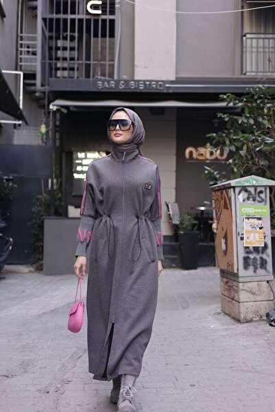 ESRA KEKÜLLÜOĞLU Kadın Vintage Kap-Gri