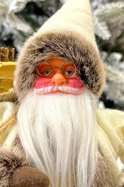 Huzur Party Store Dans Eden Noel Baba Müzikli Işıklı 30 Cm Soğuktan Yanakları Kızarmış Torbalı Yılbaşı Yeni Yıl Süsü