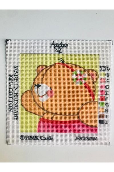 Anchor Baby Girl Children's Room Unprocessed Cross Stitch Tapestry Wall Panel Kit Kindergarten Activity