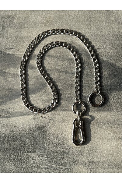 CAPO by Aytaç Yamaç Çelik Örme Zincir Anahtar Geçmeli Pantolon Zinciri 7mm Ka...