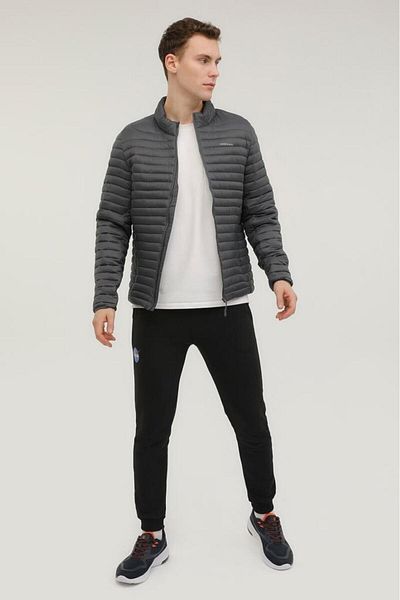 lumberjack ML PERRY COAT 1SN21 3PR Ανδρικό παλτό Σκούρο Γκρι S-XXL