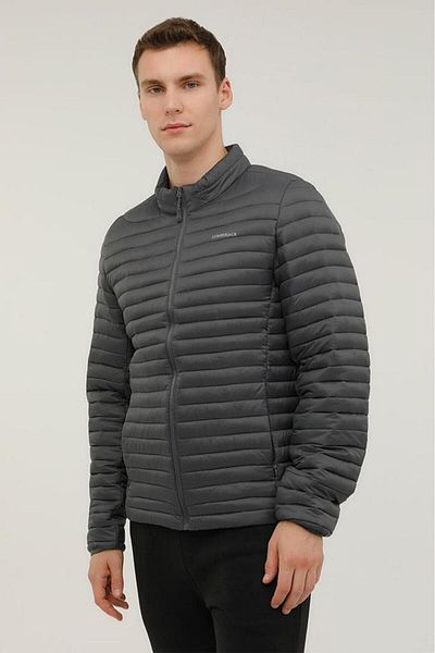 lumberjack ML PERRY COAT 1SN21 3PR Ανδρικό παλτό Σκούρο Γκρι S-XXL