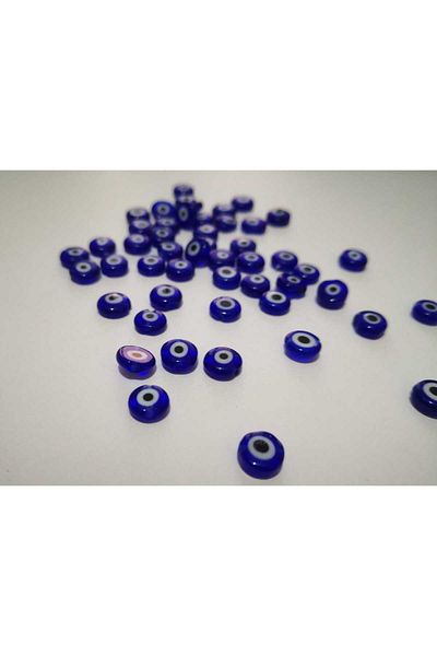 PASAMİA Glass Evil Eye Bead 8 mm (10 Pieces)