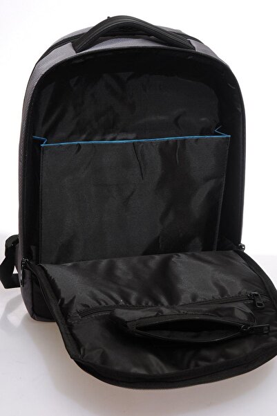 Pierre Cardin Men's Backpack Black-Grey PC001151