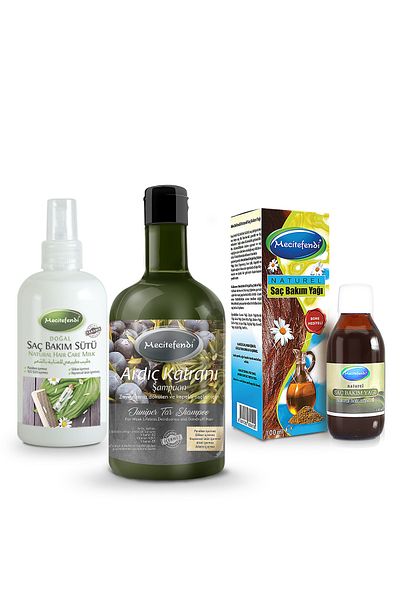 Mecitefendi Mecitefendi Conditioning Shampoo and Hair Care Set - Oil and Milk Inclus