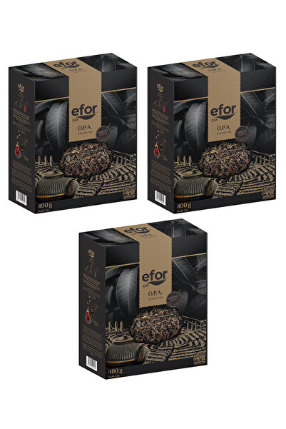 EFOR ÇAY Efor Opa Ceylon Çay 400gr X 3 Adet