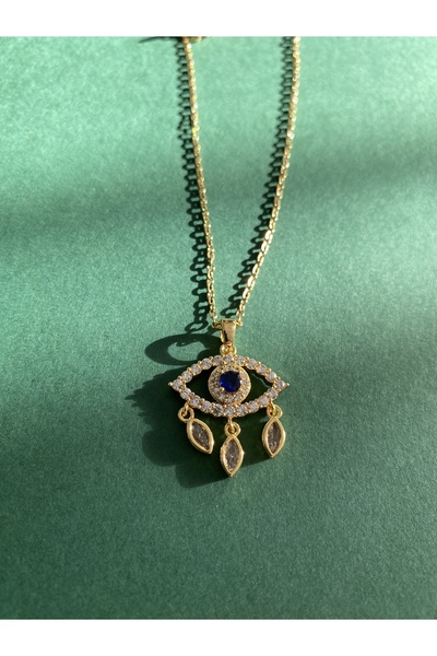 Pinery Jewels قلادة متدلية من الفولاذ المقاوم للصدأ مقاومة للتشويه مع حجر الزركون