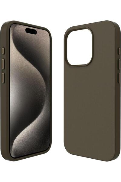 UnDePlus Apple iPhone 15 Case Magsafe Nubuck Style Micro Fiber Mimosa Cover