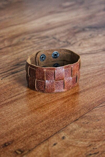 matleather Gerçek Deri Bileklik - Manset