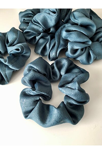 Bayır 5'li Yeşil Saç Lastik Toka Seti Saten Toka/saç Tokası/set Toka/simit Sa...