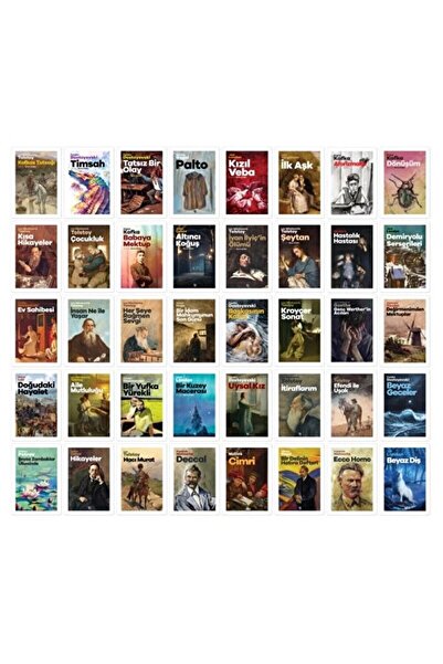 Halk Kitabevi Klasik Romanlar - 50 Kitap Takım / Kolektif / Halk Kitabevi / 8...