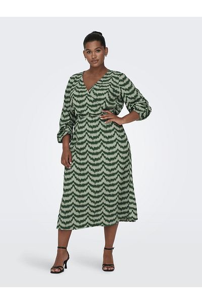 Only Carmakoma Wickelkleid Carparana Kurzes Kleid