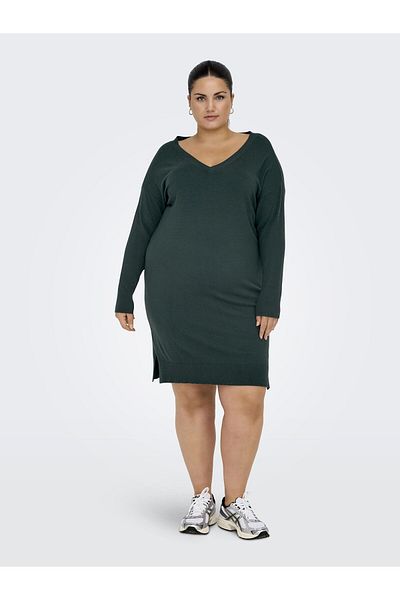 Only Carmakoma Strickkleid Caribi Langes Kleid