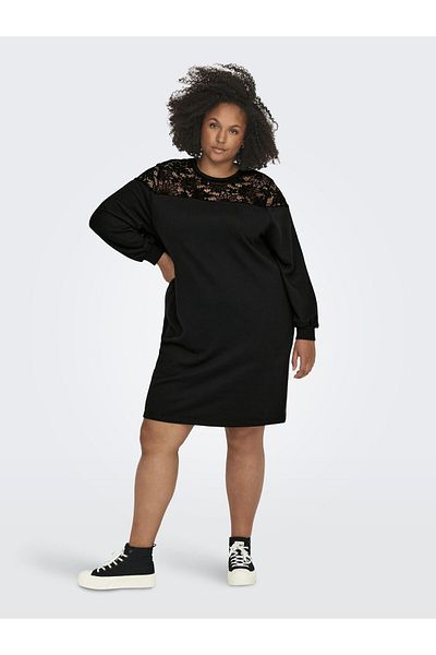 Only Carmakoma Sweatshirt-Kleid Carcatalina Midikleid