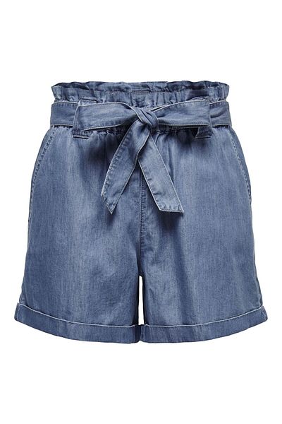 ONLY Lässige Shorts ONLBEA SMILLA HW PB LOOSE DNM SHORTS