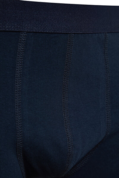 Trendyol Collection Többszínű 3 csomagos tengeri mintás lapos csomag, rugalmas pamut boxer TMNAW24BX00025