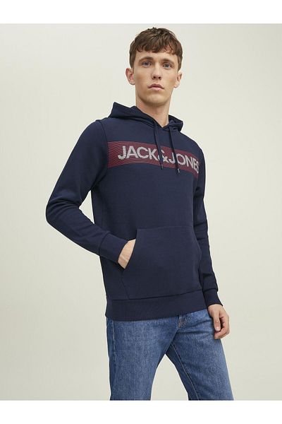 Jack & Jones Pulover - Albastru - Regular fit