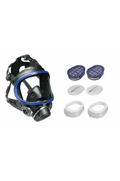 Dräger Drager Tam Yüz Maskesi + Abek Filtre + Ffp2 Filtre + Ped Kapağı