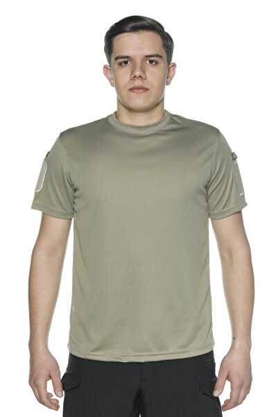 SINGLE SWORD Collarless Short Sleeve Tactical T-shirt - T-Shirt