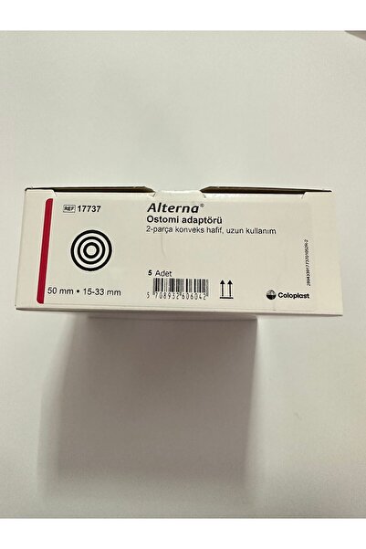 Genel Markalar Kolostomi Adaptörü Konveks 50mm . 15-33mm 5 Adet 17737 (sadece Adaptör)