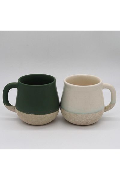 Tardan Clark Ceramic 2-Piece Mug Set 400 ml Xcream Xmatyeşil