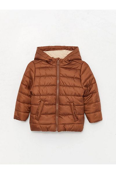 LC Waikiki LCW baby Hooded Baby Boy Puffer Coat