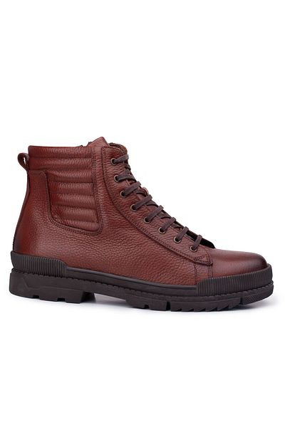 LuisPerry Γνήσιο δέρμα Tan Color Fur Inside Boots & Bootie
