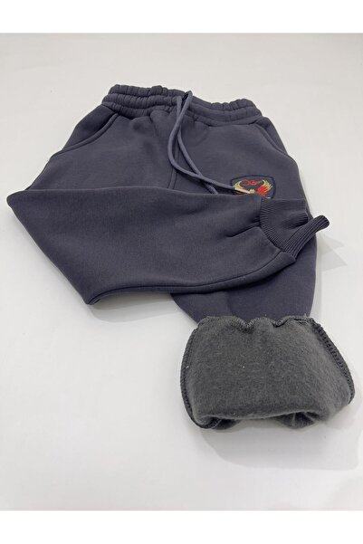 CANBİX Erkek Çocuk 9-12 Yaş Üç İplik Lastikli Bel Eşofman Alt