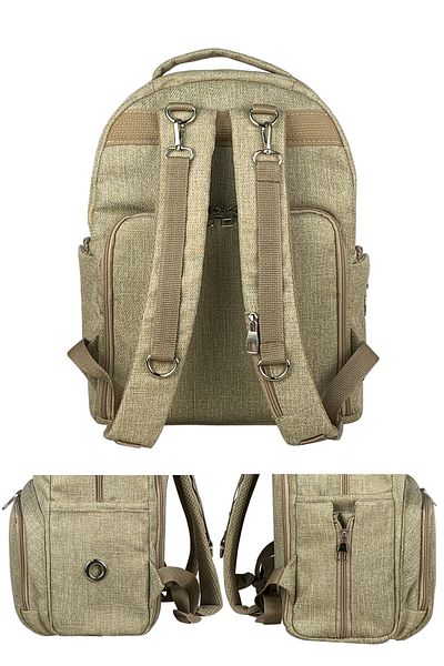 Stylo Duo Beige Backpack For Mothers Mother Baby Care Backpack