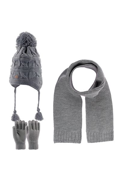 Kitti 4-8 ani pentru bebeluși și copii eșarfă mănuși beanie set de 3