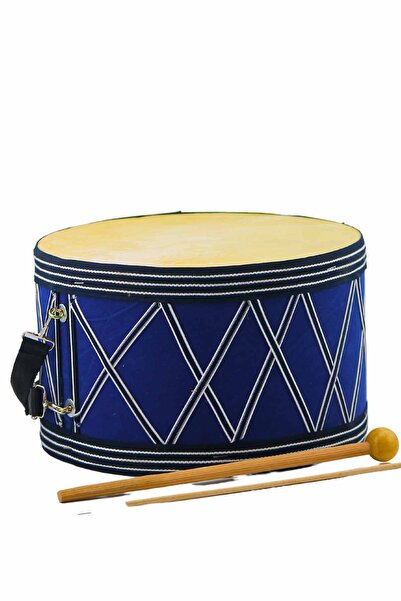 brtticaret Deri oyuncak davul mavi 30 cm deri davul anaokulların kreşlerin tercihi