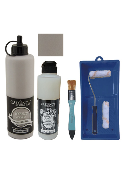 Cadence Boya Mobilya Boyası-Cadence Multisurface H-065 Ufuk Grisi 500Ml Ultim...