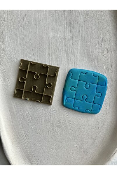 Volala طين بوليمر بنمط هندسي / سيراميك / ختم كوكي