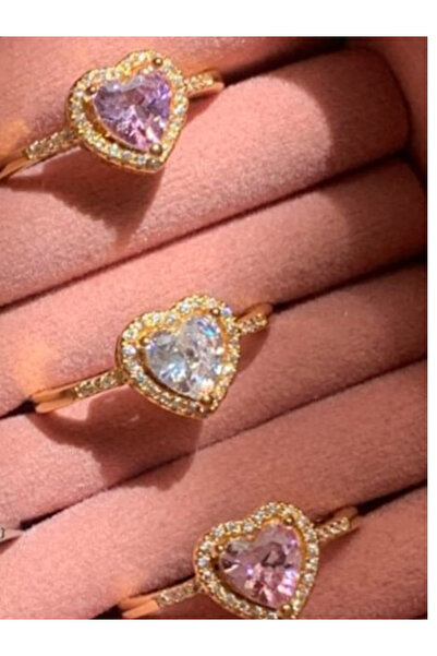 Joya Accessories خاتم قلب ذهبي