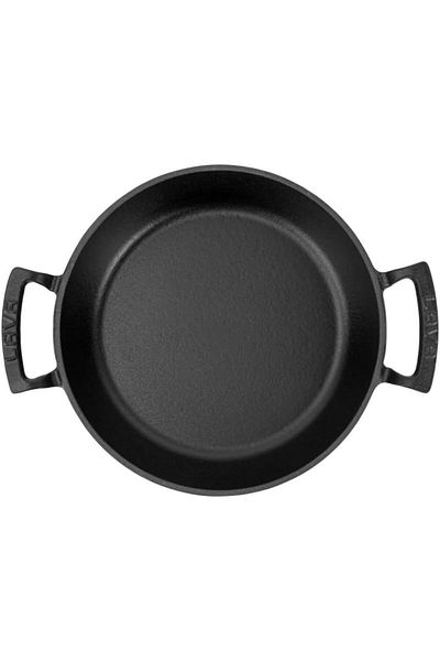 Lava Cast Round Sahan Cast Iron Solid Double Handle Diameter(Ø)24cm