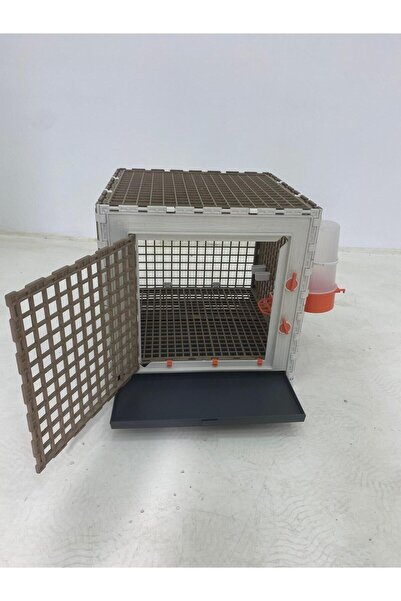 Leganest 42cmX42cmX42cm Kuş kafesi-Civciv-Yarka-Tavuk-Kafesi AHŞAP PLASTİKTİR YP40EKOA
