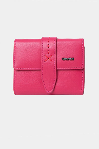 Grande L2633 Genuine Real Leather Small Size Women's Wallet Portfolio