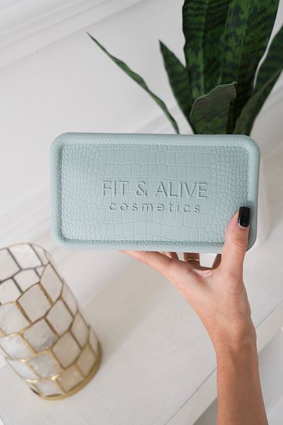 Fit & Alive Fitalive Scented Silicone Makeup Bag - Mint Green