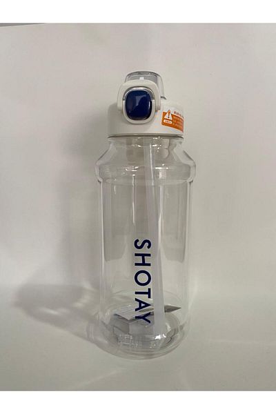 Shotay ST-6290 Tritan Flask with Straw 1.3 L White