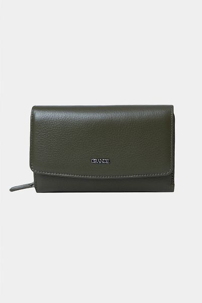 Grande L2725 Genuine Real Leather Medium Size Women's Portfolio Wallet