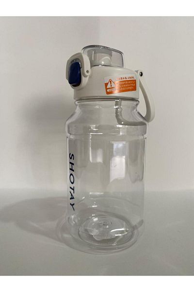 Shotay ST-6289 Tritan Flask with Straw 900 ml White