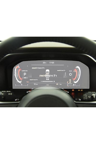 ael-tech Nano Screen Protector compatible with Nissan Qashqai 12.3 inch Digital Instrument 2022 2023