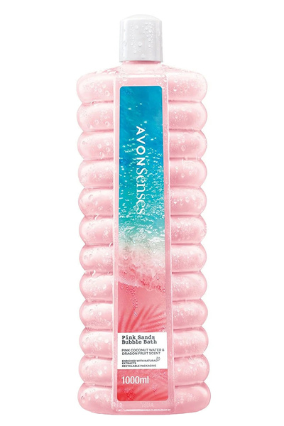 AVON Senses Pink Sands Hindistan Cevizi Suyu Ve Ejder Meyvesi Kokulu Banyo Kö...