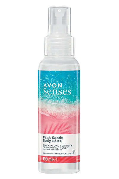 AVON Senses Pink Sands Hindistan Cevizi Suyu Ve Ejder Meyvesi Kokulu Vücut Sp...
