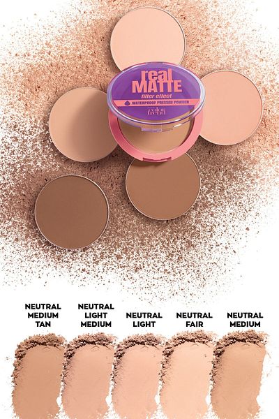 AVON Color Trend Real Matte Filter Effect Matte Powder Neutral Medium