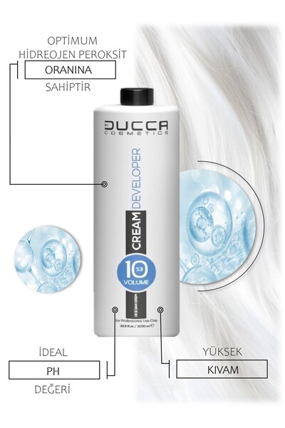 BY DUCCA 10 Volume Profesyonel Oksidan 1000 ml