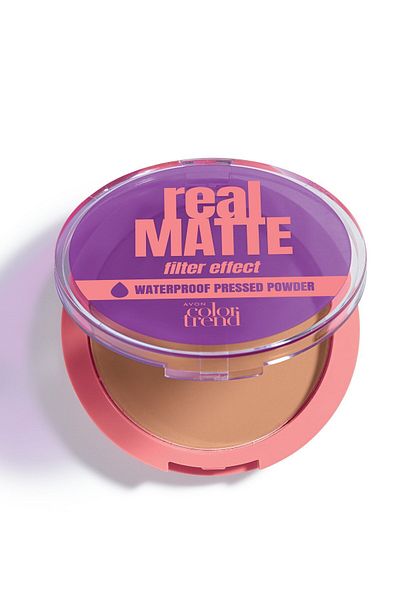 AVON Color Trend Real Matte Filter Effect Matte Powder Neutral Medium