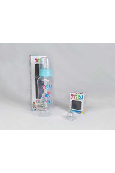 Ek Sanat 250 ML PP(POLİPROPİLEN) BİBERON (TURKUAZ) VE 1 ADET YEDEK BİBERON EM...