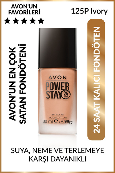 AVON True Power Stay Mat Fondöten 30 Ml. Ivory