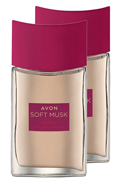 AVON Soft Musk Delice Velvet Berries Kadın Parfüm Edt 50 Ml. İkili Set